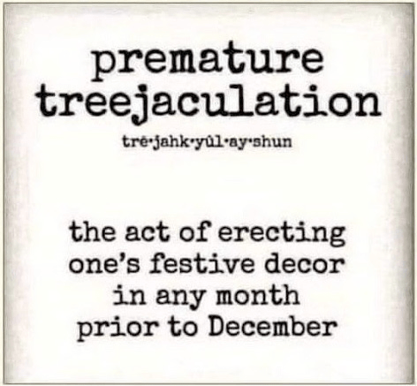 People start Christmas too early